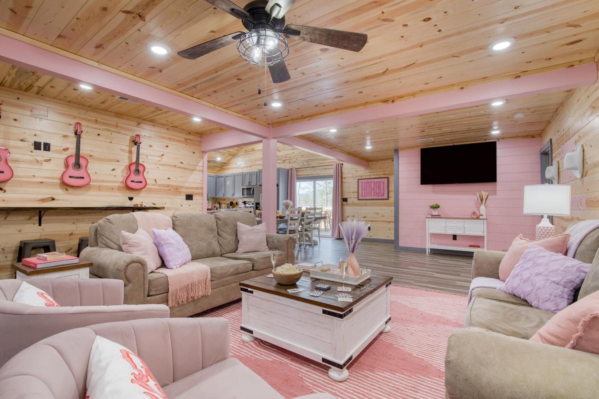Pink Pines Avantstay Luxury Aesthetic Dream Home Indoor Pool Hot Tub Pigeon Forge Bagian luar foto