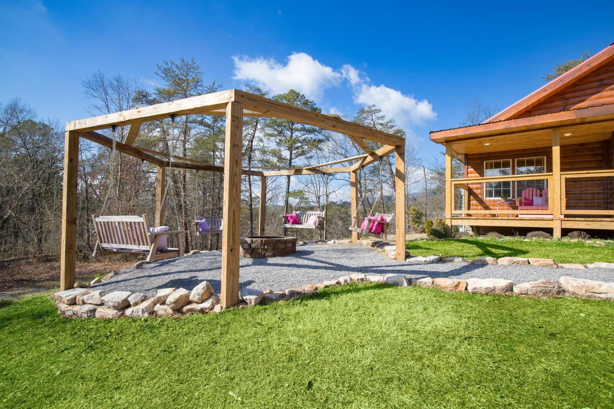 Pink Pines Avantstay Luxury Aesthetic Dream Home Indoor Pool Hot Tub Pigeon Forge Bagian luar foto