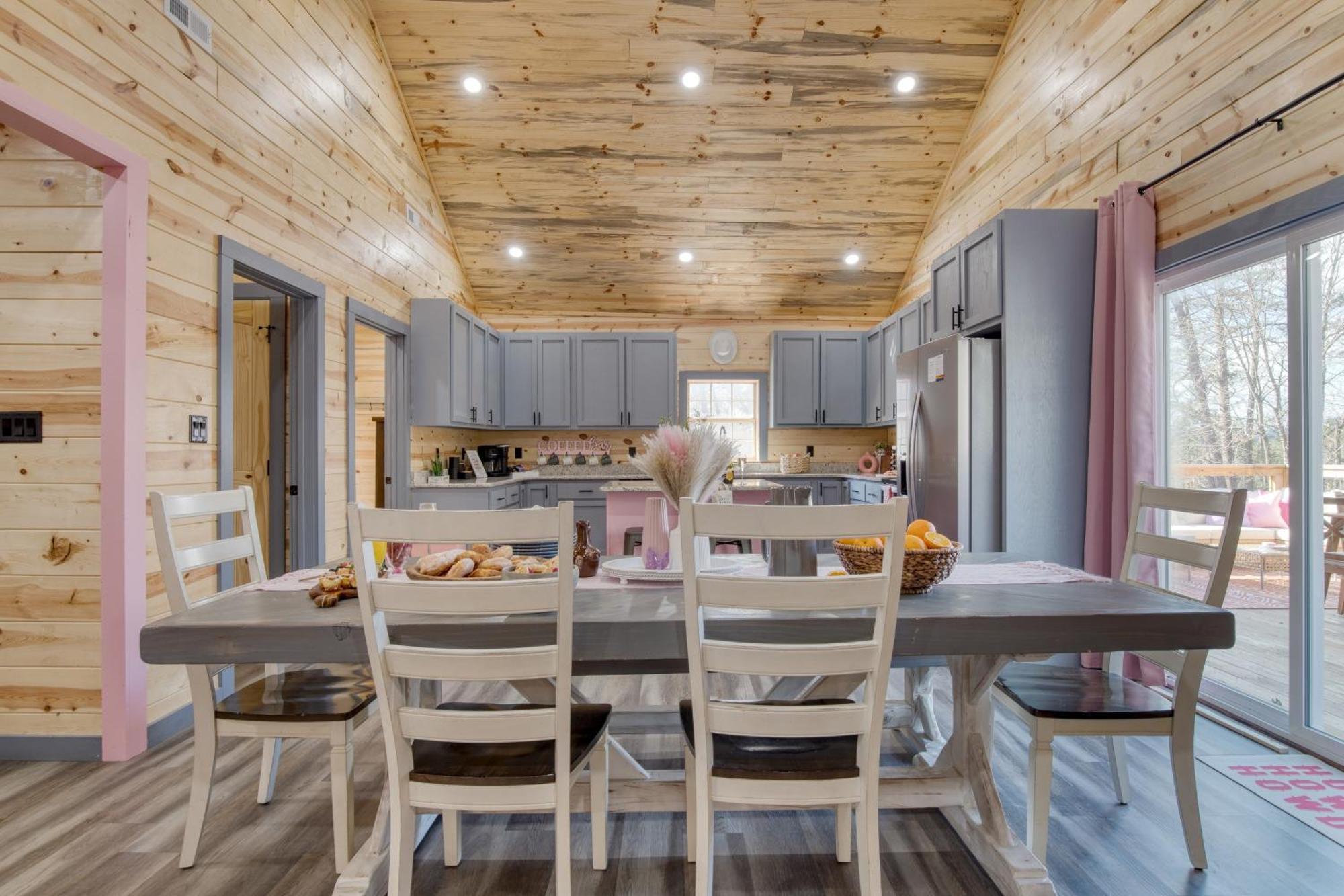 Pink Pines Avantstay Luxury Aesthetic Dream Home Indoor Pool Hot Tub Pigeon Forge Bagian luar foto