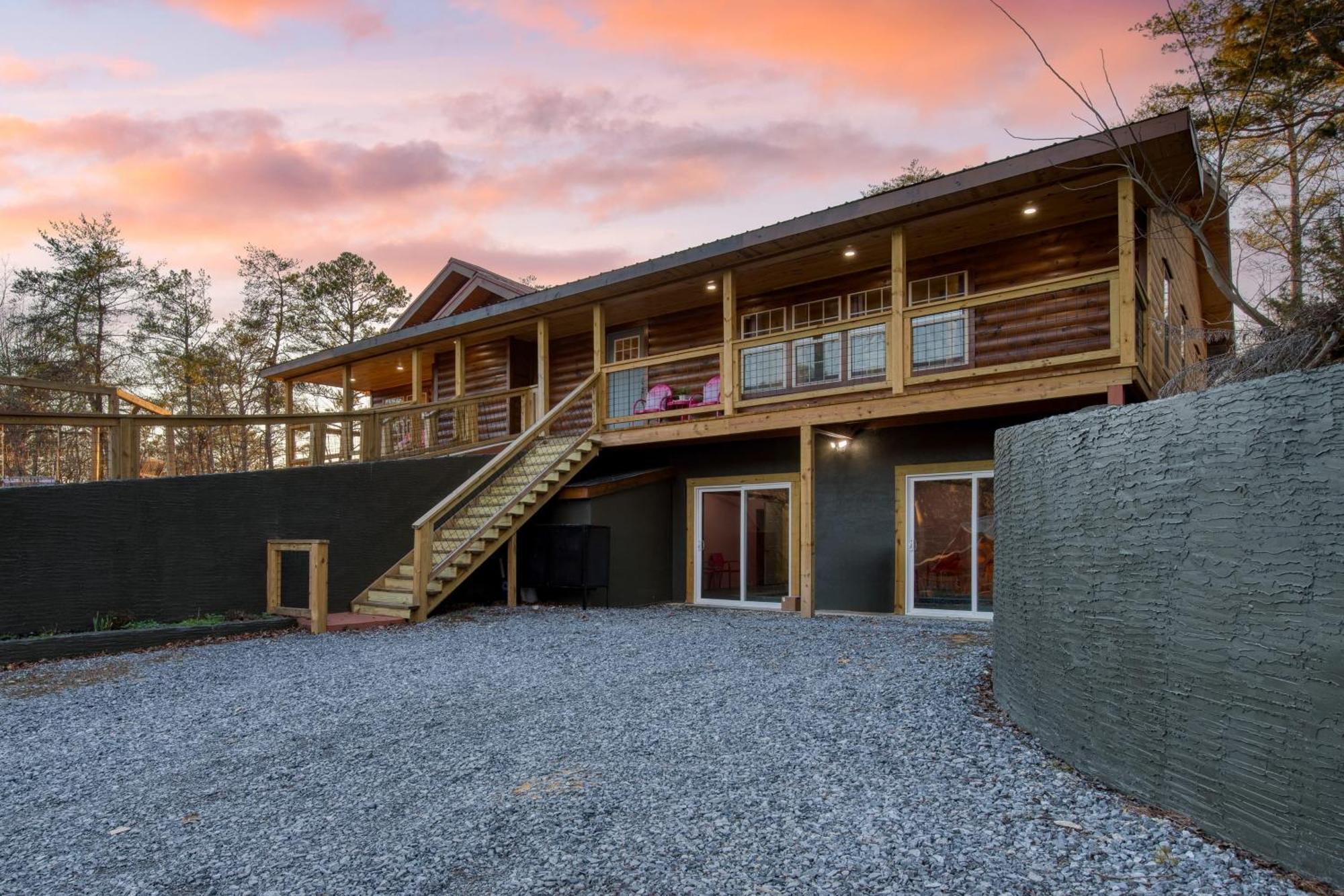 Pink Pines Avantstay Luxury Aesthetic Dream Home Indoor Pool Hot Tub Pigeon Forge Bagian luar foto