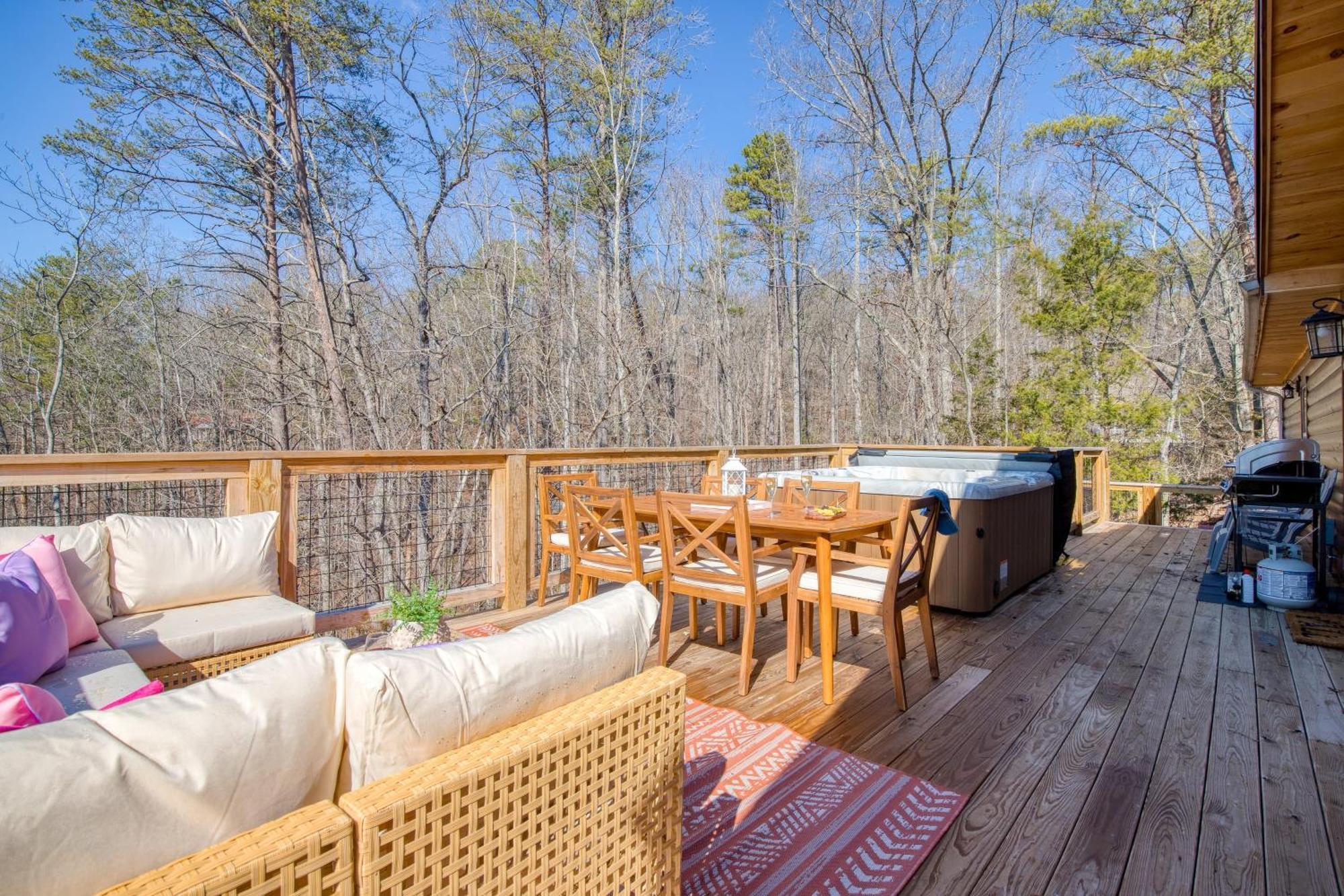 Pink Pines Avantstay Luxury Aesthetic Dream Home Indoor Pool Hot Tub Pigeon Forge Bagian luar foto