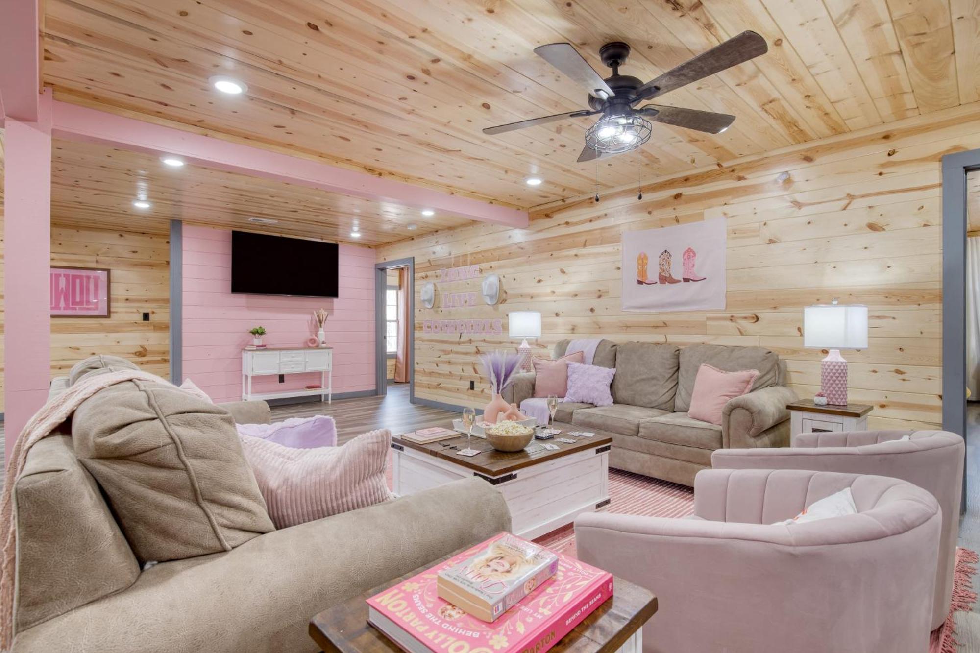 Pink Pines Avantstay Luxury Aesthetic Dream Home Indoor Pool Hot Tub Pigeon Forge Bagian luar foto
